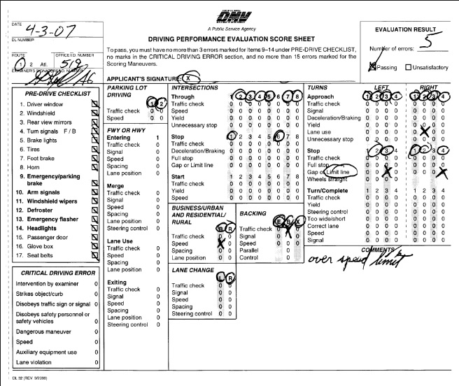 10d DMV Driving Test Advice 40 Las Vegas Nevada Drivers Ed